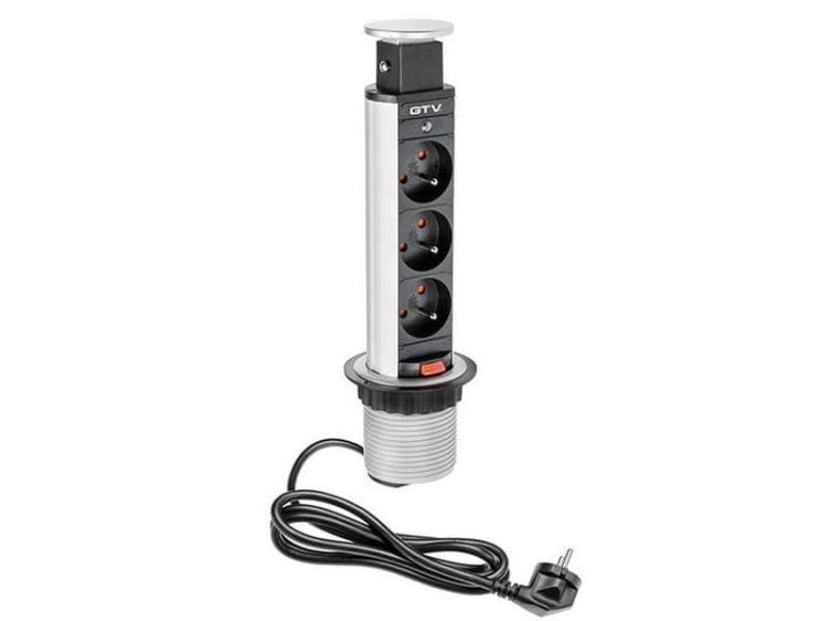 Gniazdo meblowe Ø6cm wysuwane z blatu przewód 1,5m 3x2P+Z srebrny.jpg