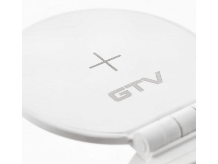 Gniazdo CHARGER+ Ø8cm ładowarka induk. i USB przelotka przewód schuko białe ładowarka bezprzewodowa.jpg
