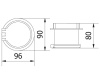 Gniazdo CHARGER+ Ø8cm ładowarka induk. i USB przelotka przewód schuko białe wymiary.jpg