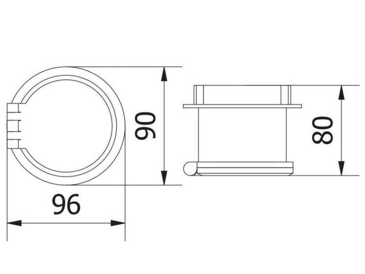 Gniazdo CHARGER+ Ø8cm ładowarka induk. i USB przelotka przewód schuko białe wymiary.jpg