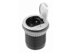 Gniazdo meblowe CHARGER MINI Ø6cm ładowarka USB przewód 1,9m 1x2P+Z 1xUSB.jpg