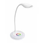 Lampka biurkowa GALACTIC LED 5W 240lm 5V DC 4000K RGB ładowanie USB biała.jpg