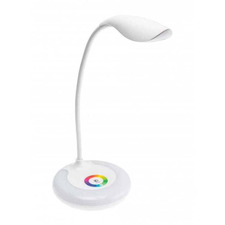 Lampka biurkowa GALACTIC LED 5W 240lm 5V DC 4000K RGB ładowanie USB biała.jpg