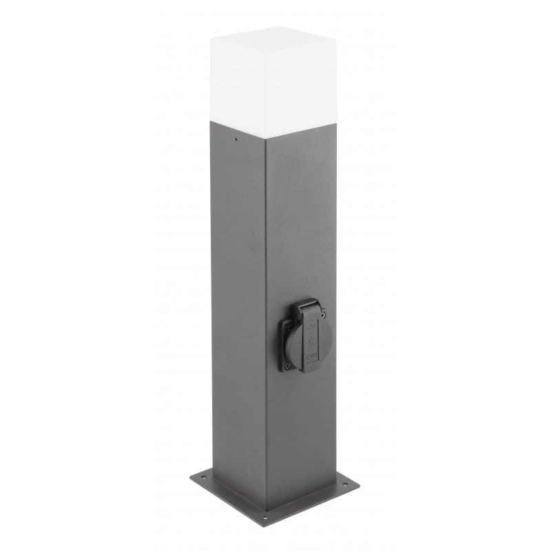Oprawa ogrodowa LARGO-P 50cm E27 15W IP44 gniazdo 2500W słupek grafit.jpg
