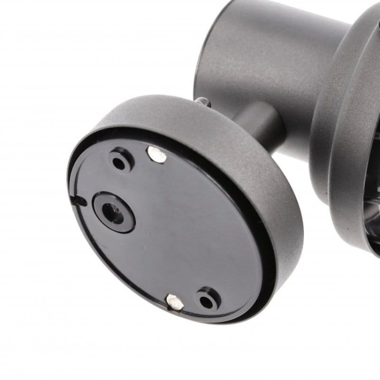 Czarny kinkiet loftowy IP44 aluminium