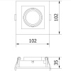 Oprawa do wbudowania GU10 kwadratowa RUBIO czarna IP20 wymiary.jpg