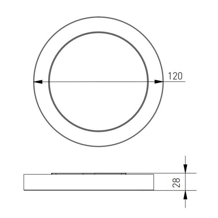 Oprawa LED LOUIS natynkowa okrągła IP54 6W 480lm 120° 4000K GTV wymiary.jpg