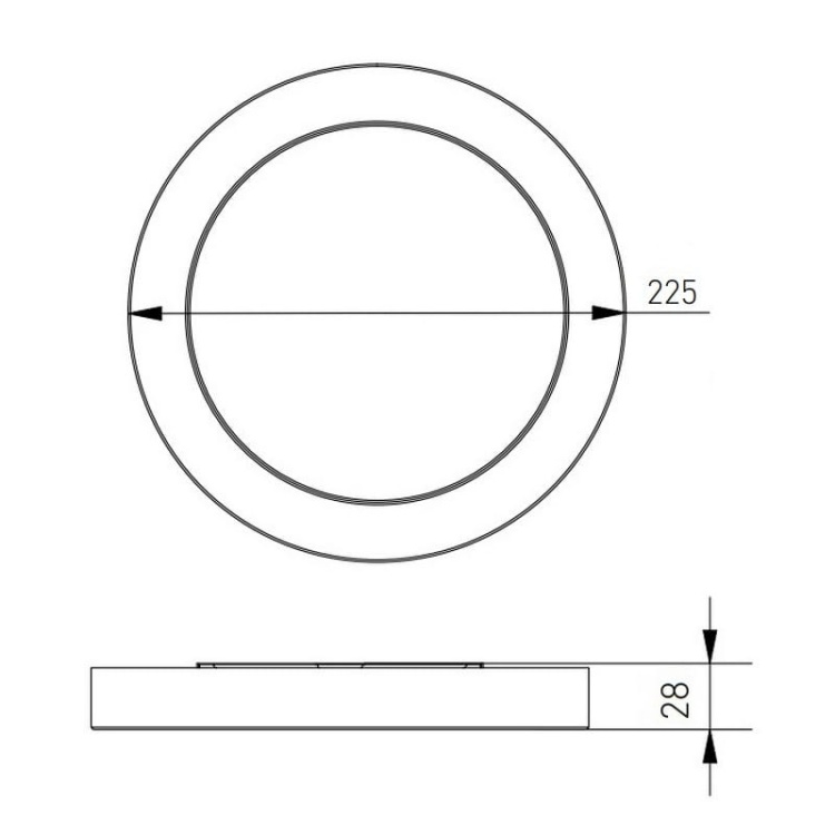 Oprawa LED LOUIS natynkowa okrągła IP54 24W 1920lm 120° 4000K GTV wymiary.jpg