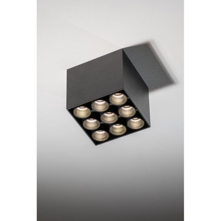 Oprawa natynkowa LED ARTEMIDA 20W 38° 1920lm IP20 4000K czarna na suficie.jpg