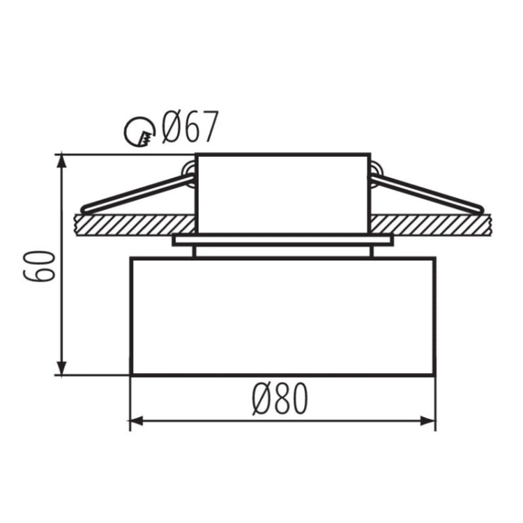 Pierścień oprawy punktowej GOVIK biała-złota 29231 KANLUX wymiary.jpg