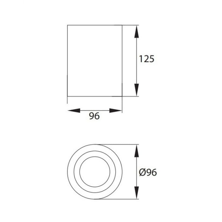 Oprawa natynkowa ORTAL 50W GU10 regulowana czarna BEMKO wymiary.jpg