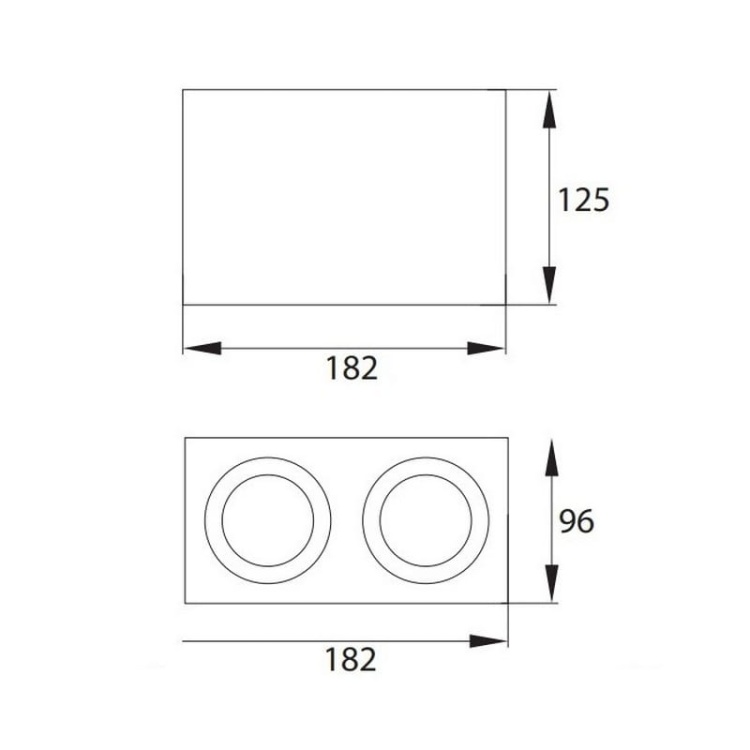 Oprawa natynkowa ORTAL 2x50W 2XGU10 regulowana biała prostokąt BEMKO wymiary.jpg