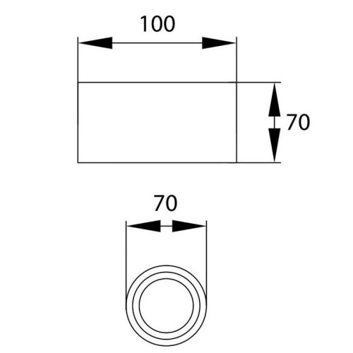 Oprawa natynkowa ULTER 50W GU10 regulowana biała BEMKO wymiary.jpg
