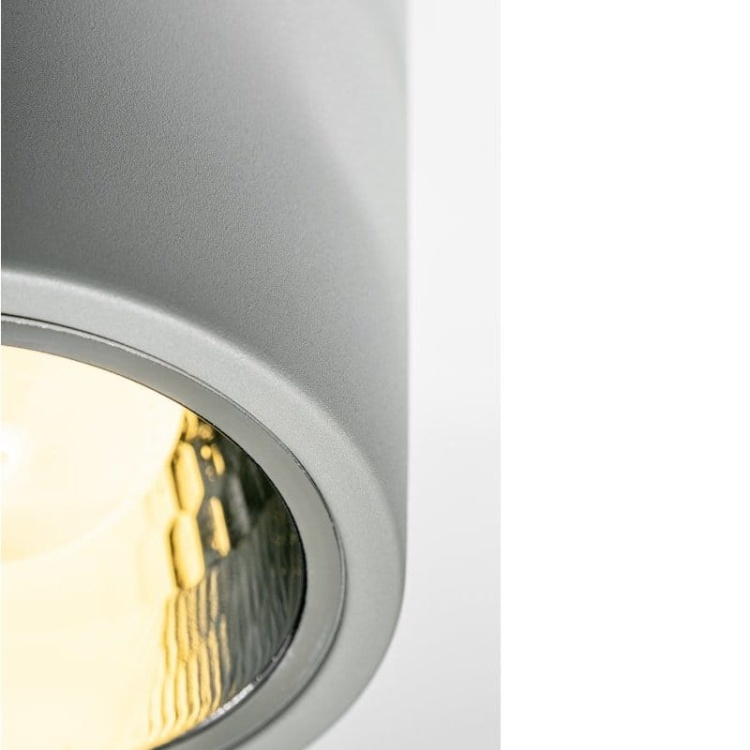 Oprawa natynkowa DRAGO E27 60W IP20 Ø172 szara GTV zbliżenie.jpg