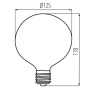Żarówka LED XLED G125 E27 11W 1520lm 2700K 320° Kanlux 33511 wymiary.jpg