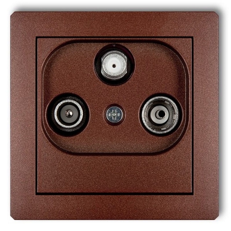 Mechanizm gniazda abonenckiego RTV-SAT końcowego multimedialnego (internet) 9DGM