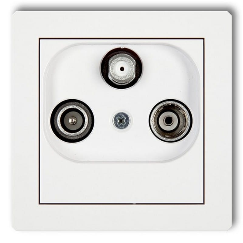 Mechanizm gniazda abonenckiego RTV-SAT przelotowego 10db DGSP