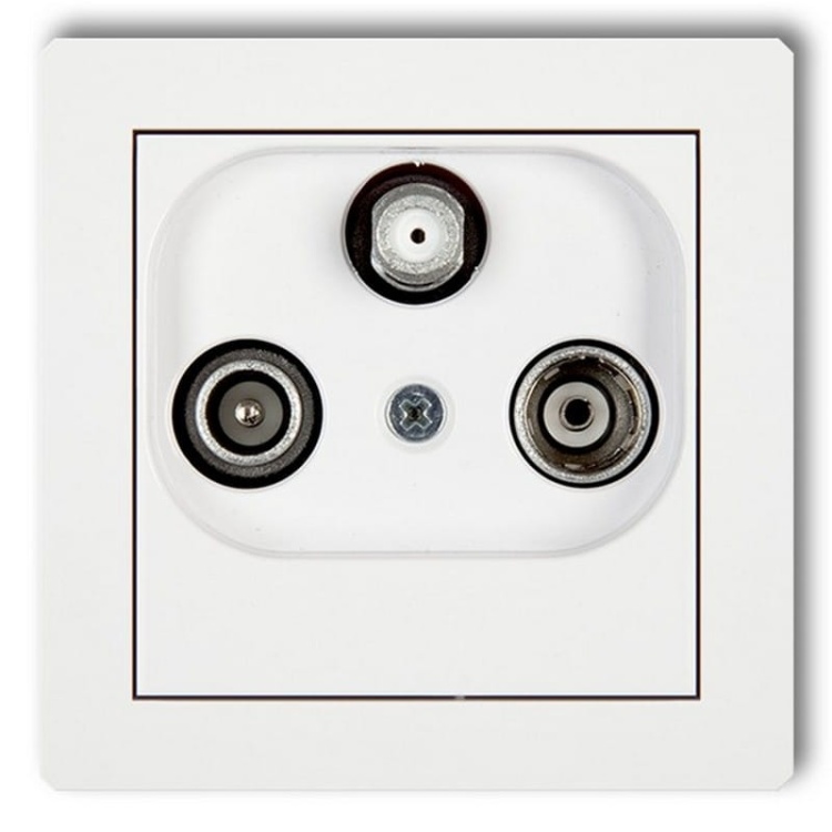 Mechanizm gniazda abonenckiego RTV-SAT przelotowego 10db DGSP