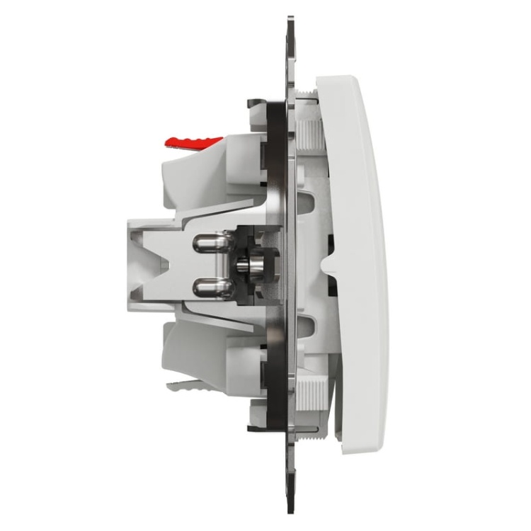 Mechanizm łącznika schodowego biały SDD111106 Sedna Schneider bok