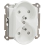 Podwójne gniazdo elektryczne Schneider Electric Sedna Design