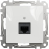 Mechanizm gniazda RJ45 kat.5e UTP biały SDD111451 Sedna Schneider przód