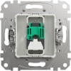Mechanizm gniazda RJ45 kat.5e UTP biały SDD111451 Sedna Schneider tył