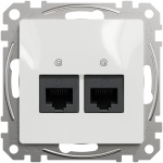 Gniazdo komputerowe 2x RJ45 kat 5e Sedna SDD111452