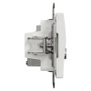 Mechanizm gniazda komp. RJ45 i telewizyjnego SDD111469T Sedna Schneider bok