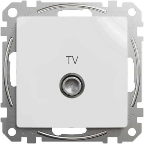 Gniazdo TV końcowe Sedna SDD111471 białe