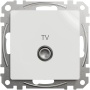 Gniazdo TV końcowe Sedna SDD111471 białe