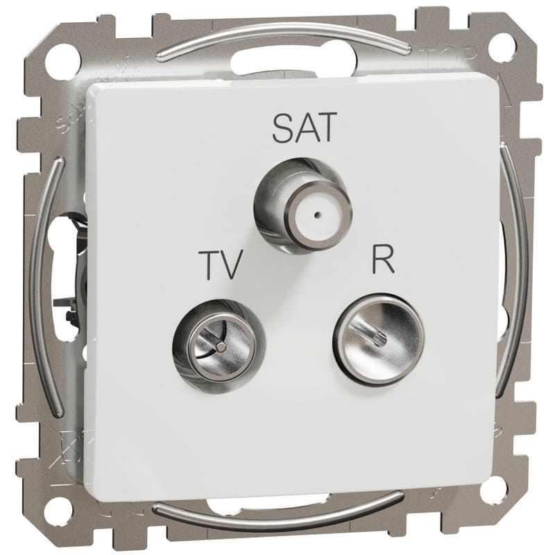 Mechanizm gniazda R-TV-SAT końcowe biały SDD111481 Sedna Schneider