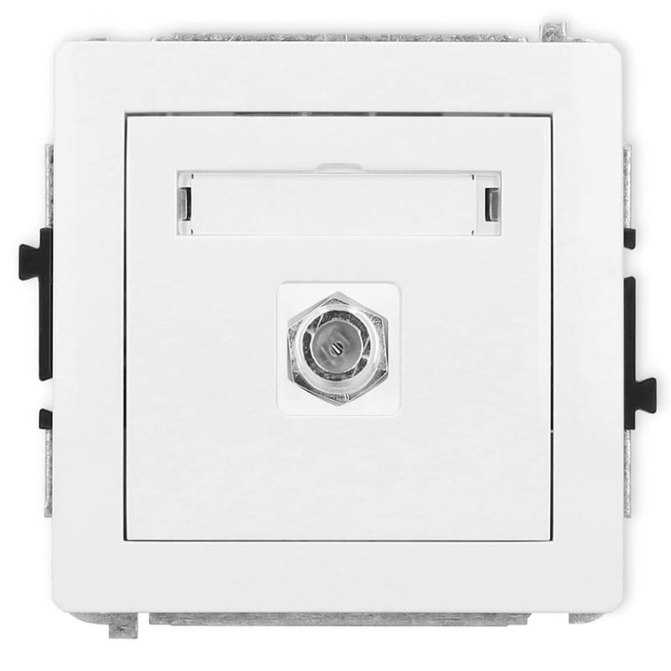 Mechanizm gniazda antenowego pojedynczego typu F (SAT) niklowany DGF-1