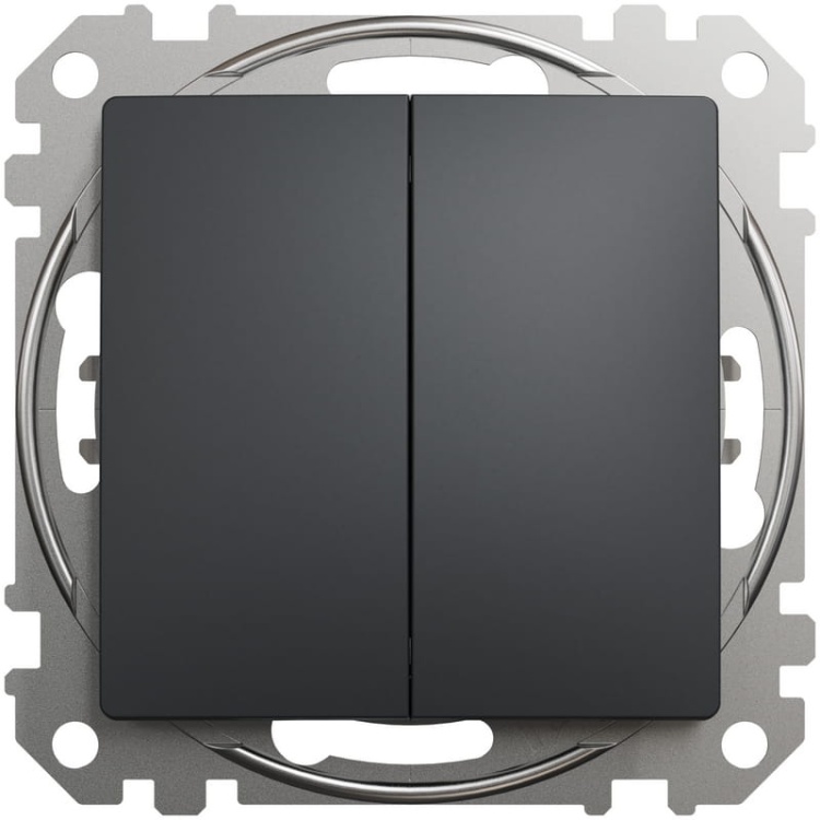 Mechanizm łącznika świecznikowego antracyt SDD114105 Sedna Schneider przód