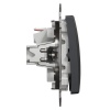 Mechanizm łącznika świecznikowego antracyt SDD114105 Sedna Schneider bok