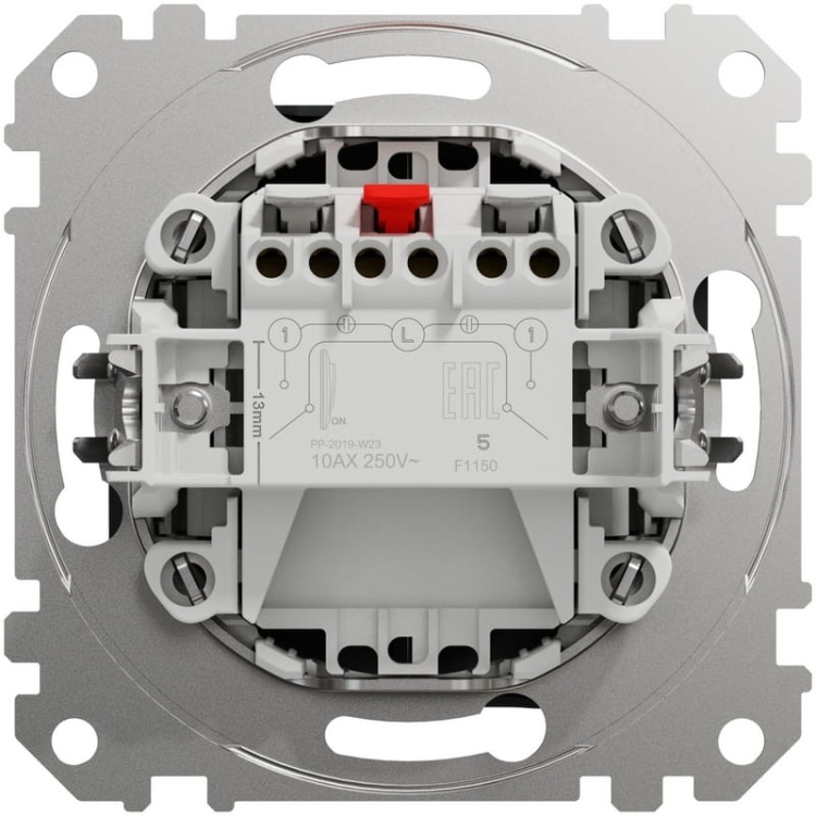 Mechanizm łącznika świecznikowego antracyt SDD114105 Sedna Schneider tył