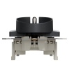 Mechanizm gniazda podwójnego do ramki Elements z uziemieniem 2×(2P+PE) SDD114271 Sedna Schneider spód