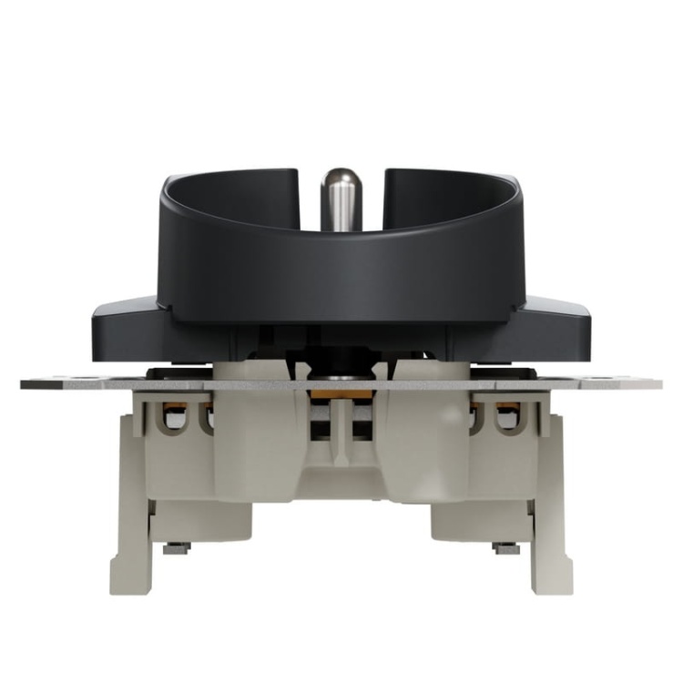 Mechanizm gniazda podwójnego do ramki Elements z uziemieniem 2×(2P+PE) SDD114271 Sedna Schneider spód