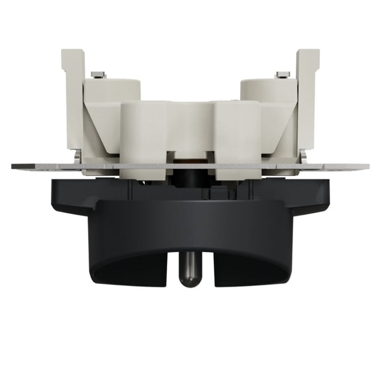 Mechanizm gniazda podwójnego do ramki Elements z uziemieniem 2×(2P+PE) SDD114271 Sedna Schneider góra
