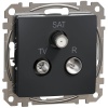 Mechanizm gniazda R-TV-SAT końcowe antracyt SDD114481 Sedna Schneider