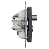 Mechanizm gniazda R-TV-SAT końcowe antracyt SDD114481 Sedna Schneider bok