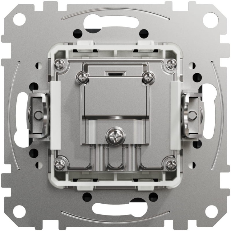 Mechanizm gniazda R-TV-SAT końcowe antracyt SDD114481 Sedna Schneider tył