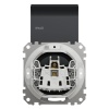 Mechanizm gniazda bryzgoszczelnego z uziemieniem 2P+PE antracyt SDD214013 Sedna Schneider tył
