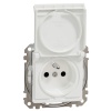 Mechanizm gniazda bryzgoszczelnego z uziemieniem 2P+PE SDD211013 Sedna Schneider