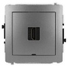Mechanizm gniazda pojedynczego HDMI 2.0 grafit 11DHDMIBO-3