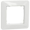 Ramka ozdobna pojedyncza z tworzywa biała SDD311801 Sedna Design Schneider
