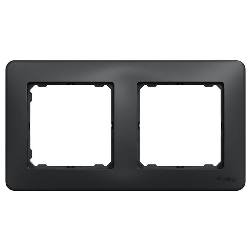 Ramka podwójna Sedna Design SDD314802 antracyt