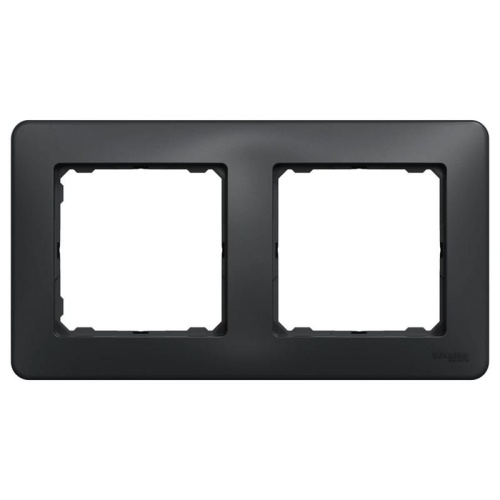 Ramka podwójna Sedna Design SDD314802 antracyt