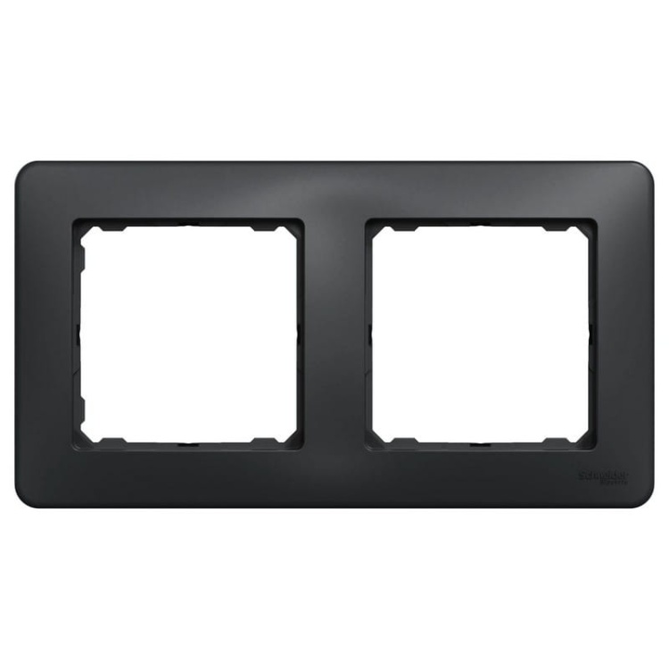 Ramka podwójna Sedna Design SDD314802 antracyt