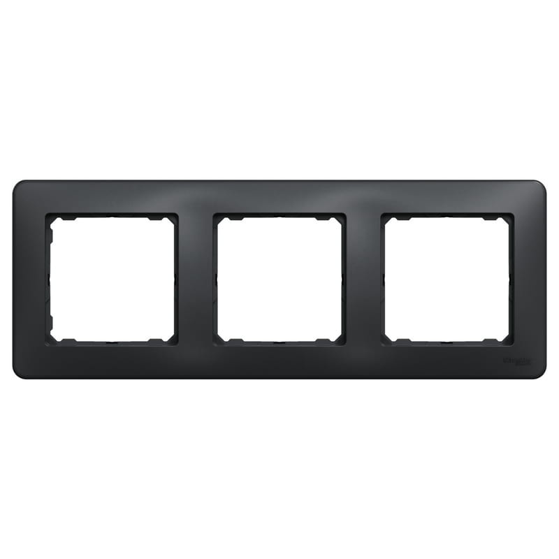 Ramka potrójna Sedna Design SDD314803 antracytowa