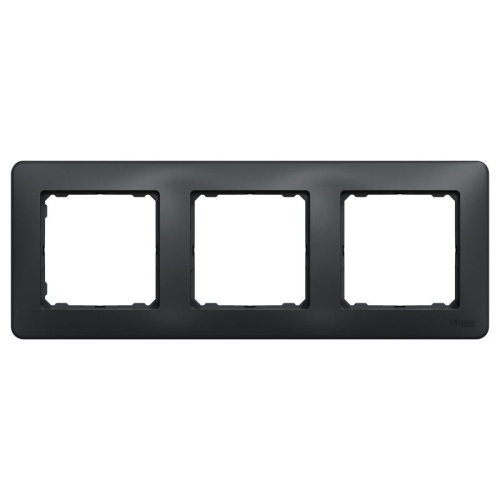 Ramka potrójna Sedna Design SDD314803 antracytowa